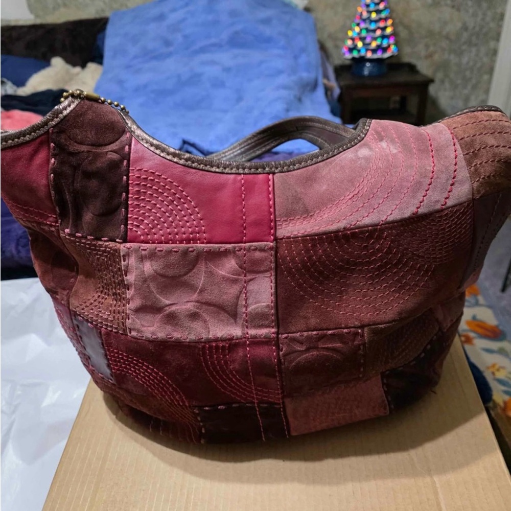 90s Patchwork Coach Bag - image 2